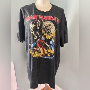Iron Maiden 1982 tour graphic t shirt